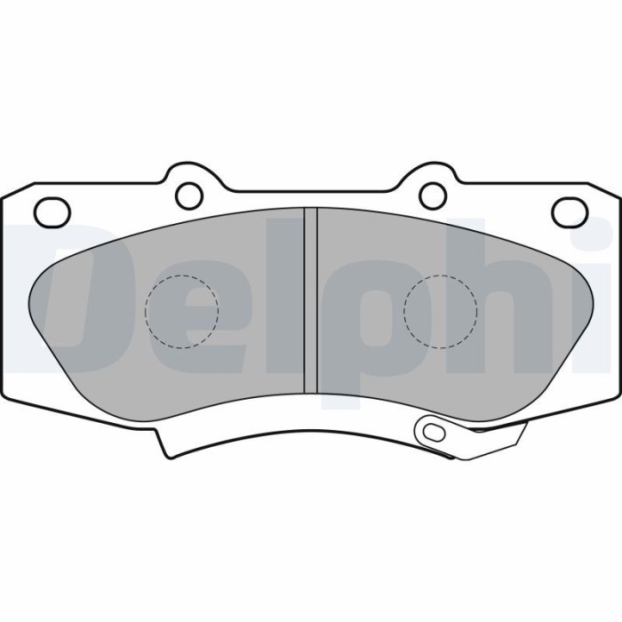 DELPHI LP2244 set placute frana,frana disc