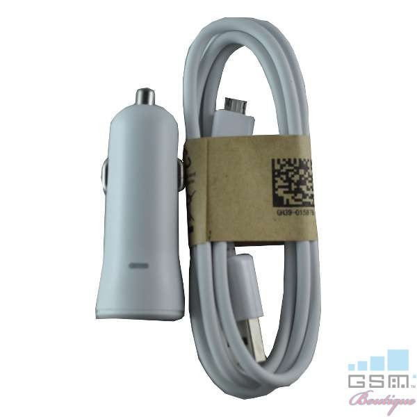 Incarcator Auto HTC One M8 USB Alb Incarcator Auto HTC One M8 USB Alb