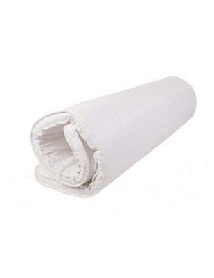 Topper saltea 140x190 cu Spuma Memory 5cm, fermitate moale, husa fixa matlasata, microfibra, Saltsib foto