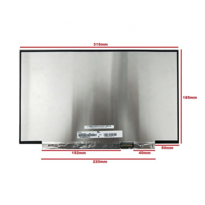 Display compatibil BOE Laptop, NV140FHM-N4Z, NV140FHM-N6C, 14 inch, FHD, IPS, nanoedge, 315mm wide, 30 pini