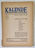 KALENDE , PREOCUPARI LITERARE , ANUL II , NUMARUL 3 , MARTIE , 1943