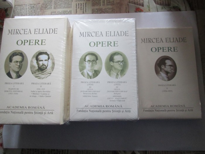 MIRCEA ELIADE OPERE 5 VOL.