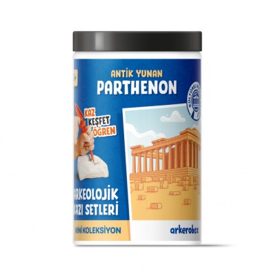 Arkerobox - Mini set arheologic educational si puzzle 3D, Grecia antica, Parthenon foto