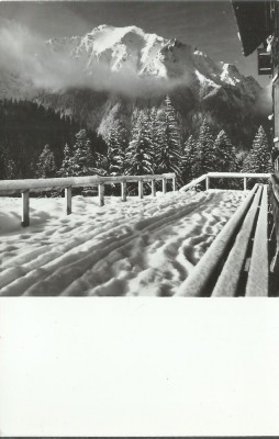AMS# - ILUSTRATA/VEDERE MUNTII BUCEGI - BUCSOIUL VAZUT DE LA DIHAM RPR foto