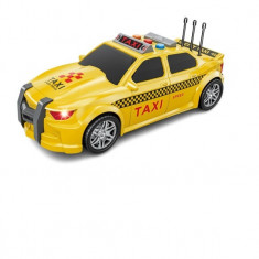 Masina taxi cu sunete, lumini, functie usi deschise City Taxi scara 1:16