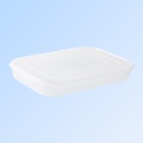 Cutie de depozitare de uz casnic, Cyrax, Caserola pentru Frigider, Rezistenta la umiditate, Rezervor Sigilat pentru Depozitare Alimentara, 24.5 x 18.5