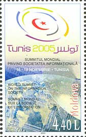 MOLDOVA 2005, Summitul Tunis, MNH, serie neuzata foto