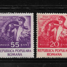 ROMANIA 1952 - ZIUA MINERULUI, MNH - LP 328