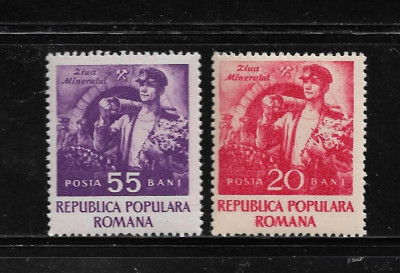 ROMANIA 1952 - ZIUA MINERULUI, MNH - LP 328 foto