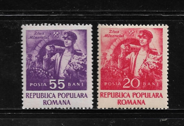 ROMANIA 1952 - ZIUA MINERULUI, MNH - LP 328