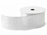 Cumpara ieftin Panglica argintie Craciun 25 m x 4 cm