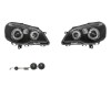 Set faruri tuning VW POLO (9N3), 04.2005-08.2009, Taiwan, partea stanga+dreapta, H1+H1; manual; negru, transparent;