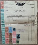 Factura Cauciucuri Kelly Springfield, Bucuresti 1940