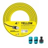Furtun de gradina, 4 straturi, cu 2 cuple si adaptor, 1/2&quot;, 20 m, Cellfast Yellow
