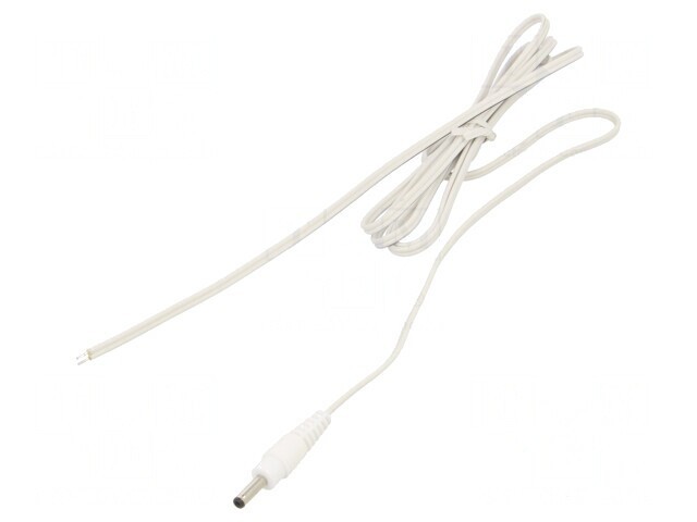 Cablu Alimentare Alb 1,5m DC 3,5/1,3