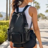 Rucsac cu plasă, negru, 39x15x41cm, CMCLASS
