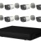 Kit 8 Camere Supraveghere exterior Dahua bullet HDCVI 2MP, 3.6mm, Smart IR 20m, DVR 8 canale SafetyGuard Surveillance