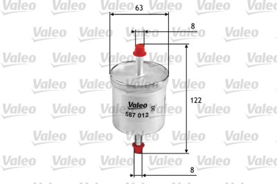 VALEO 587012 filtru combustibil foto