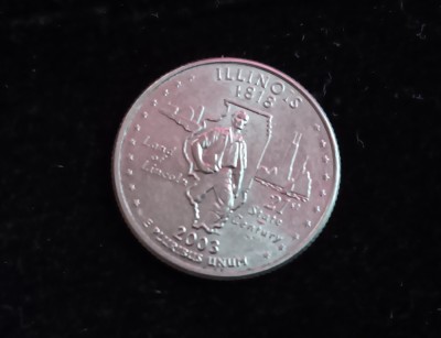 M3 C50 - Quarter dollar - sfert dolar - 2003 - Ilinois - P - America USA foto