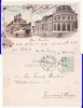 Craiova - Salutari- litografie-rara, Circulata, Printata