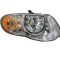 Far CHRYSLER TOWNCOUNTRY (RG/RS), 01.2005-01.2008; VOYAGER (RG/RS), 01.2005-01.2008, partea Dreapta, TYC, Tip=USA; tip bec H13+P27/7W; manual; cu dul