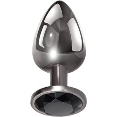 Dop Anal Dark Anal Plug Small, Metal, Negru, Guilty Toys