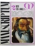 Al. Oprea - Manuscriptum 2/1979, (35) anul X (Editia: 1979)