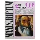 Al. Oprea - Manuscriptum 2/1979, (35) anul X (Editia: 1979)