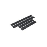 Set 4 bucati protectie praguri Carbon 3D Universal culoare neagra