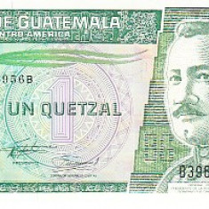 M1 - Bancnota foarte veche - Guatemala - 1 quetzal - 1994