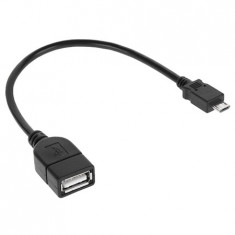 CABLU ADAPTOR USB MAMA A - MICRO USB TATA 20CM