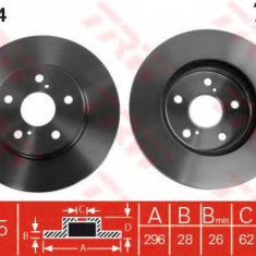 Disc frana LEXUS ES (MCV_, VZV_) (1996 - 2008) TRW DF4204