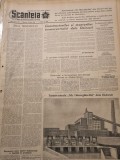 Scanteia 10 august 1952-termocentrala doicesti,ziua minerului