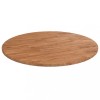 VidaXL Blat de masă rotund maro deschis &Oslash;60x1,5 cm lemn stejar tratat
