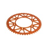 Pinion spate KTM ,Husaberg ,Husqvarna 52 dinti JT aluminiu portocaliu
