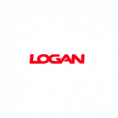 Set 4 stickere auto pentru etrier frana Logan, 8x2 cm, Rosu foto