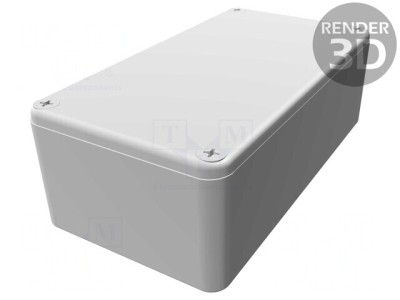 Carcasă Universală Aluminiu 1590B2LG IP54 60x112x38mm foto