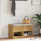 vidaXL Bancă pentru hol &bdquo;SANDNES&rdquo; 87x40x50 cm din lemn masiv de pin 4010461