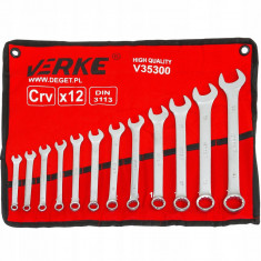 Set 12 chei fixe combinate 6-22mm 12bucati piese Chrome-Vanadium Cr-V (V35300)