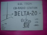 HOPCT 15066 DELTA 20 -GERMANIA--CARTE POSTALA RADIO AMATOR / RADIOAMATORI CARICATURA -CIRCULATA