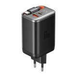 Mcdodo Ch-4100 67W Gan 2-In-1 Usb-C+A &Icirc;ncărcător, 65Cm Cablu Usb-C, Negru