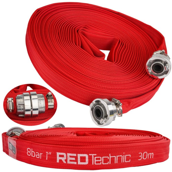 Furtun de incendiu cu racord rapid 1&amp;quot; 30M 8 BAR RTWS0066