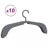 Cumpara ieftin Umerase pentru haine extensibile, 10 buc., gri