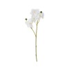 Floare decorativa artificiala, Orhidee, Alb, 35 cm, ATU-089887, Oem