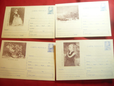 Set 4 Carti Postale Ilustrate - Pictura- coduri : 57 ,64 ,66 ,67 /66 foto