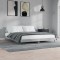 vidaXL Cadru de pat, gri beton, 120x200 cm, lemn prelucrat 832257