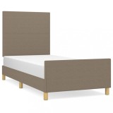 Cumpara ieftin Cadru de pat fara saltea Taupe 80x200 cm tesatura