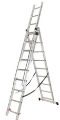 Scara multifunctionala 3x9 din aluminiu ROTOR KME309 Innovative ReliableTools foto