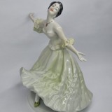 Balerina portelan romanesc, vechi, vintage - Varianta mare