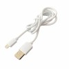 Cablu USB A mufa, USB B micro mufa, USB 2.0, lungime 0.6m, alb, Goobay - 96192